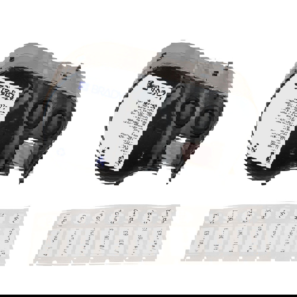Labels, Ribbons & Tapes; Application: Label Printer Cartridge ; Type: Label Printer Cartridge ; Color Family: White ; Color: Black on White ; Number Of Labels Per Roll: 240 ; Label Diameter (Inch): 7/16